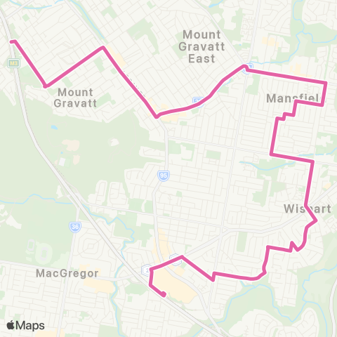 TransLink Garden City - Holland Park map