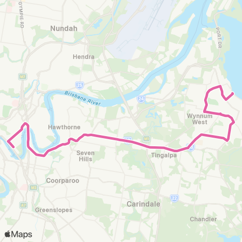 TransLink Wynnum - City Rocket map