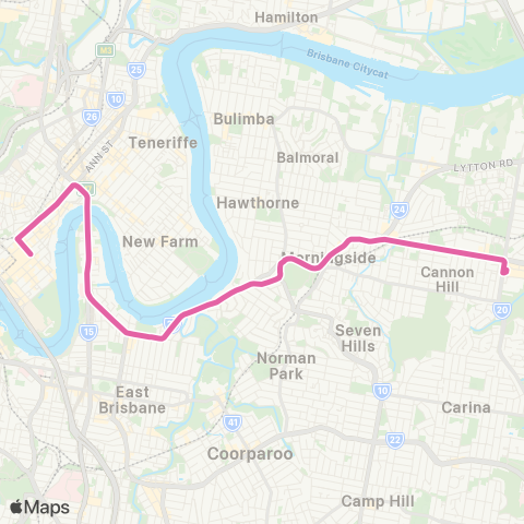 TransLink Cannon Hill - City Rocket map