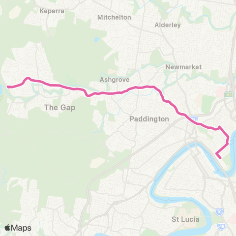 TransLink The Gap - City Precincts Rocket map