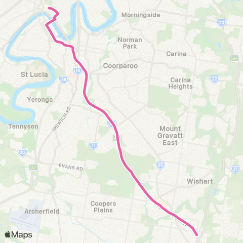 TransLink Eight Mile Plains - City map