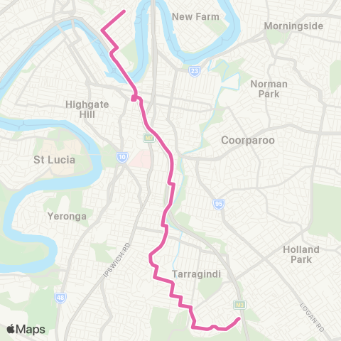 TransLink Tarragindi - City map