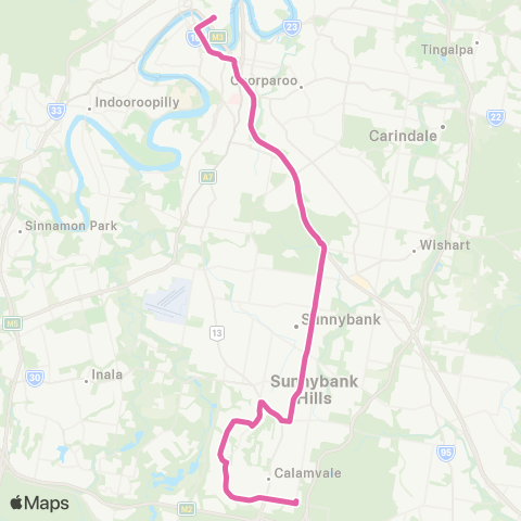 TransLink Parkinson - City map