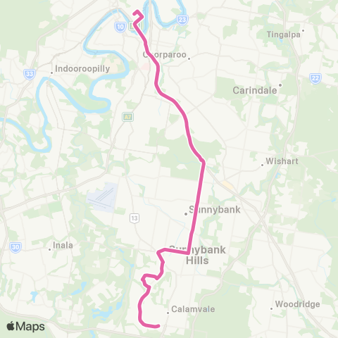 TransLink Parkinson - City via Hellawell Rd map