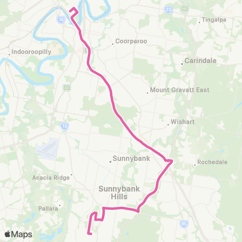 TransLink Algester - City map