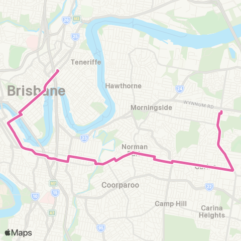 TransLink Cannon Hill - City / Valley map