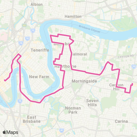 TransLink Cannon Hill - City map