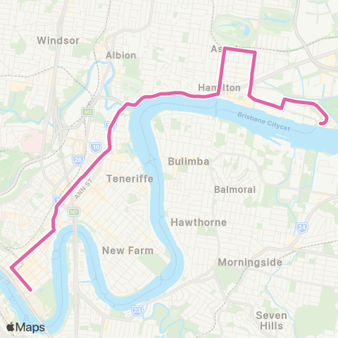 TransLink Hamilton - City map