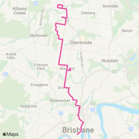 TransLink Aspley - City map