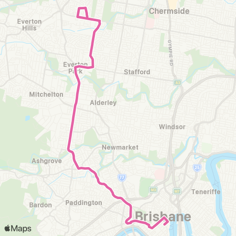 TransLink McDowall - City Express map