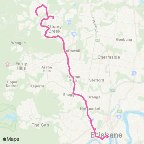 TransLink Eatonvale - City Exp via Albany Village map