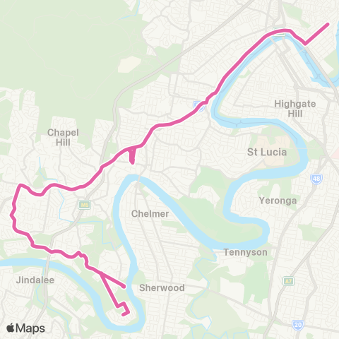 TransLink Fig Tree Pocket - City Express map