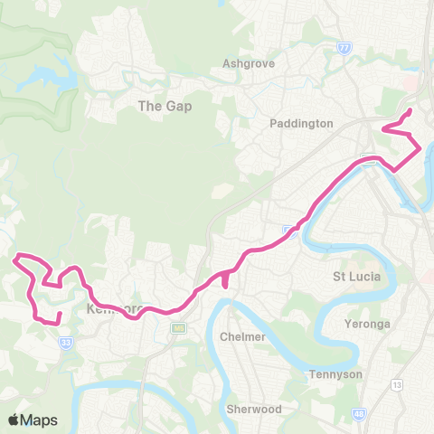 TransLink Brookfield - City Express map