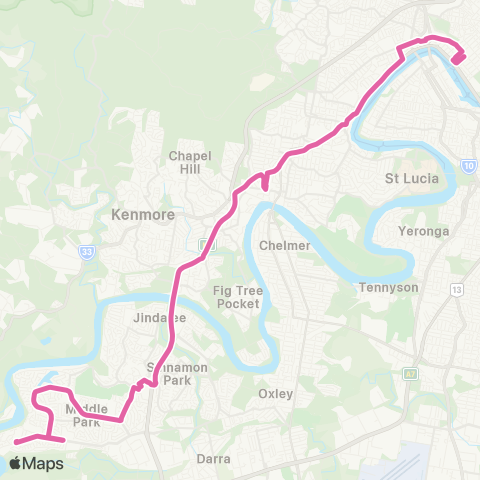 TransLink Riverhills - City Express map