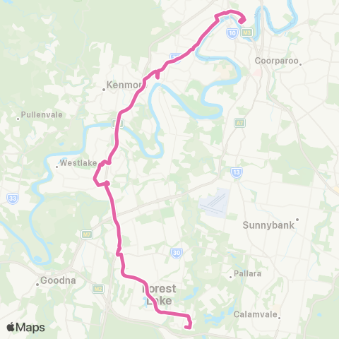 TransLink Heathwood - City Express map
