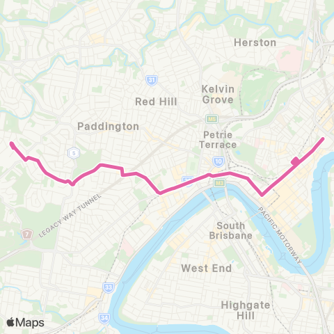 TransLink Rainworth - City map