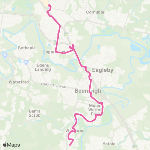 TransLink Loganholme - Windaroo map