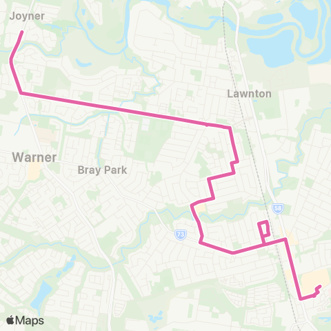 TransLink Strathpine - Joyner map