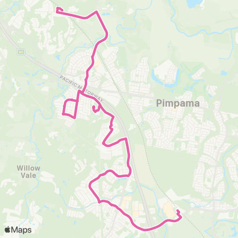 TransLink Ormeau - Coomera station map