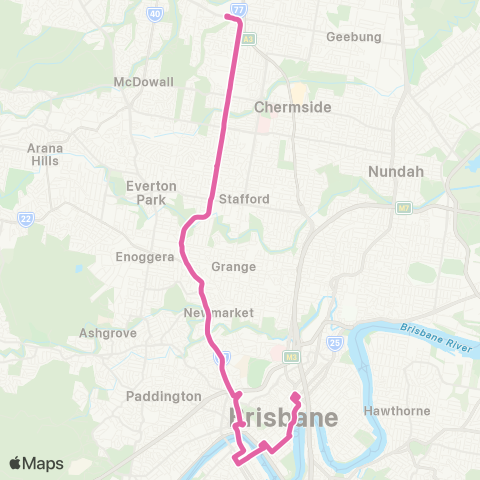 TransLink Aspley - Valley map