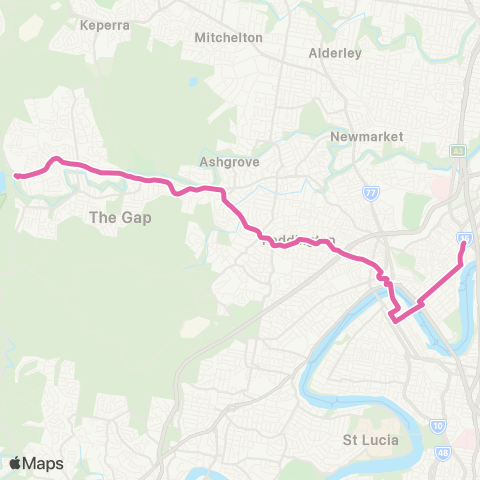 TransLink Valley - The Gap map