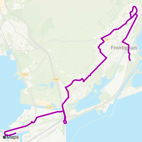 Sète Agglopôle Mobilité Ligne 12 map