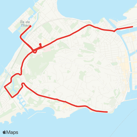 Sète Agglopôle Mobilité Théatre de la mer - Gare SNCF Sud map