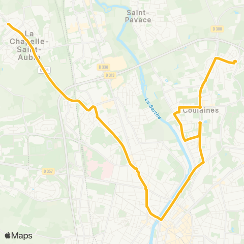 SETRAM Le Cadran / St-Aubin - Closerie map