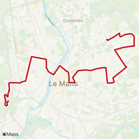 SETRAM Domaine de Beauregard - Zamenhof map