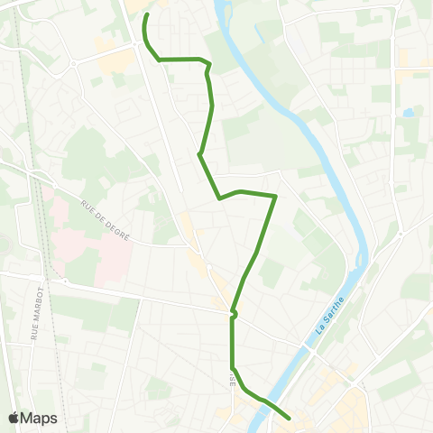 SETRAM Gallière - Eperon map