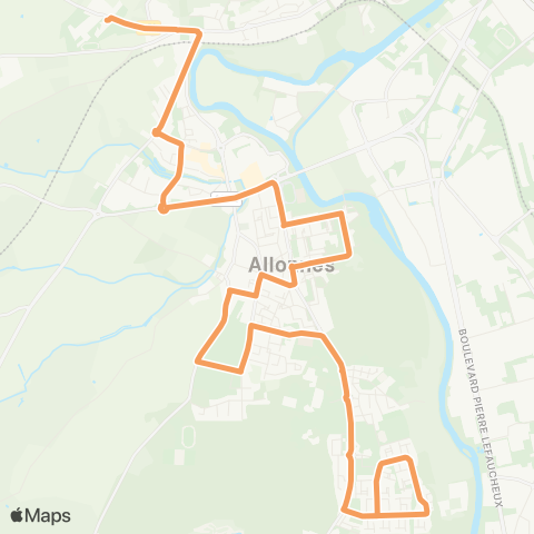 SETRAM St-Georges / St-Joseph - Allonnes map