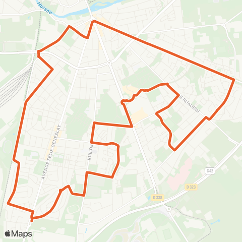 SETRAM Oasis-Ctre des Exp. par Pontlieue et Glonnières map