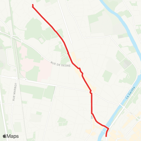 SETRAM Courboulay - Lycée Ste-Catherine map