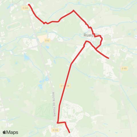 SETRAM Ruaudin / Mulsanne - Collège Bollée map