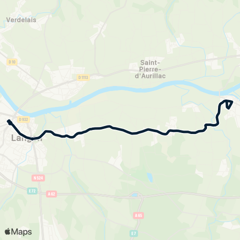 Sud Gironde Mobilités NE Castets map