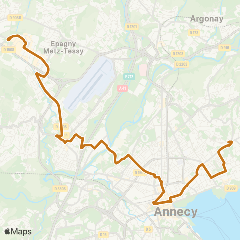 Sibra Grand Epagny / Vigneres map