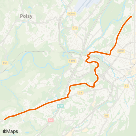 Sibra Piscine Patinoire / Chavanod Stade map
