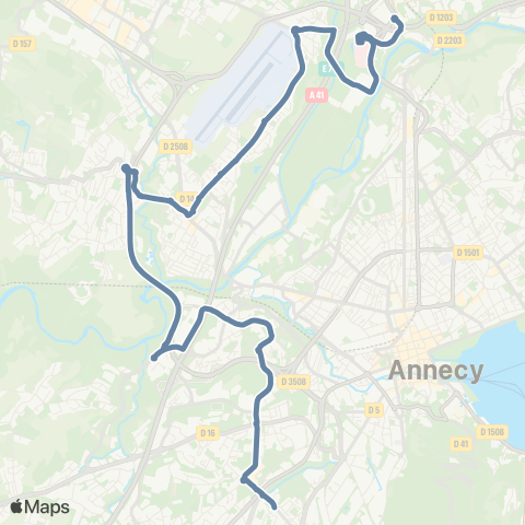 Sibra Seynod Polynome / la Salle Pringy map