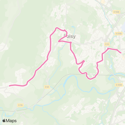 Sibra Meythet Rabelais / Poisy Moiry Lovagny map