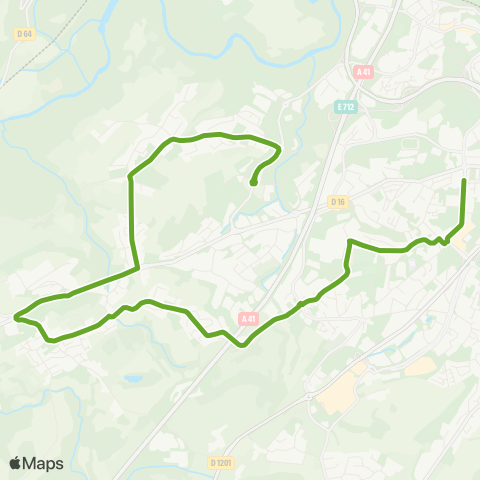 Sibra Altais / Église des Bressis map