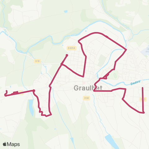 Sillonne - Graulhet Saint Pierre - La Bousquetarié map