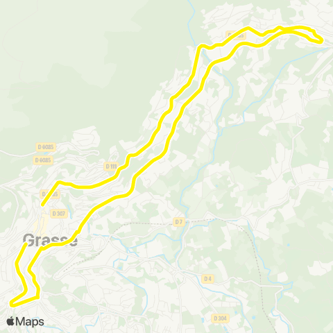 Sillages - Réseau scolaire Av. Thiers - Les Roumegons - Carnot - Les Casernes - Cours H.Cresp map