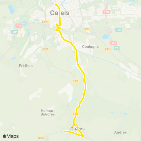 SITAC Théâtre / Fontinettes / Coulogne / Guînes / Hames-Boucres / Fréthun map