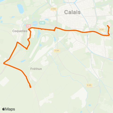 SITAC Gare TGV / Cité Europe Eurotunnel (PS1) map