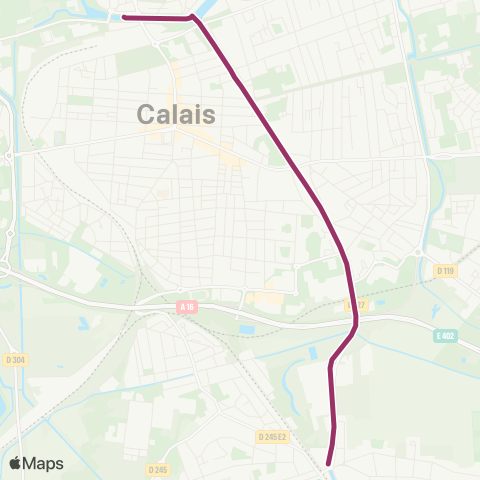 SITAC Calais Majest'in map