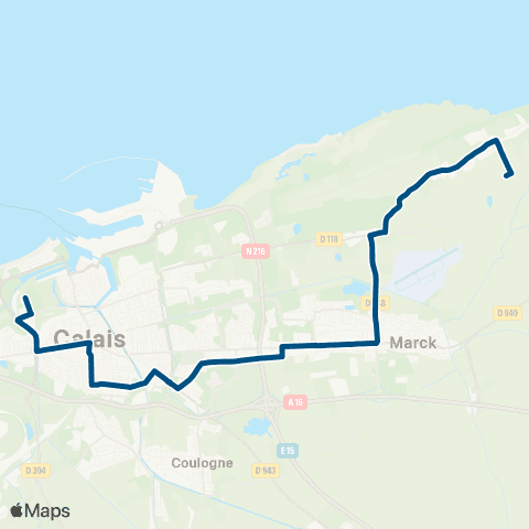 SITAC - Lignes scolaires Lycée Coubertin map
