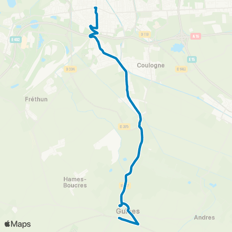 SITAC - Lignes scolaires  map