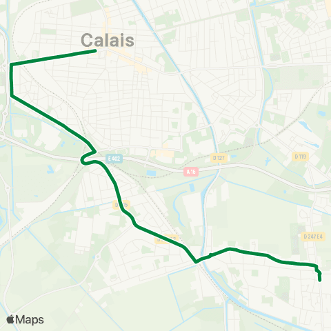 SITAC - Lignes scolaires  map