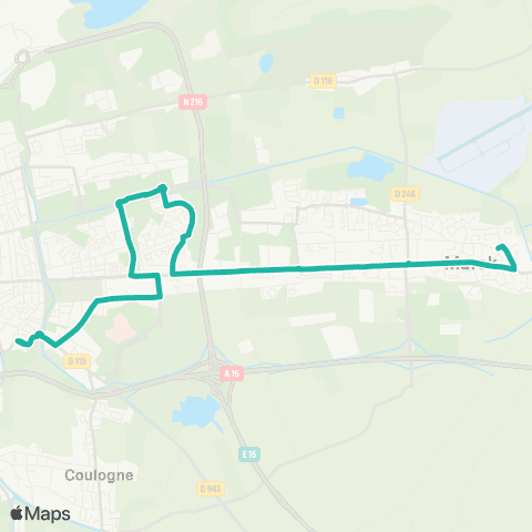 SITAC - Lignes scolaires LP Détroit map