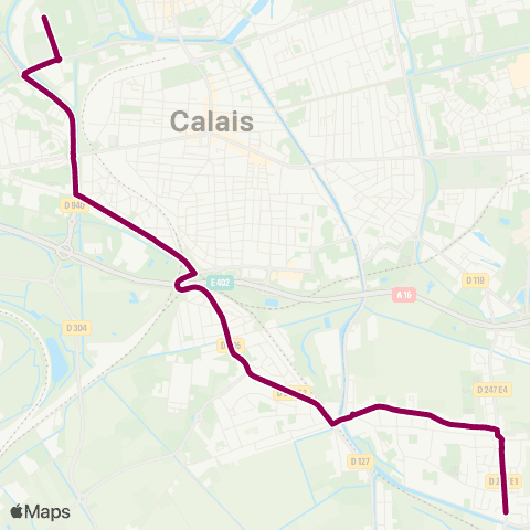 SITAC - Lignes scolaires Lycée Coubertin map